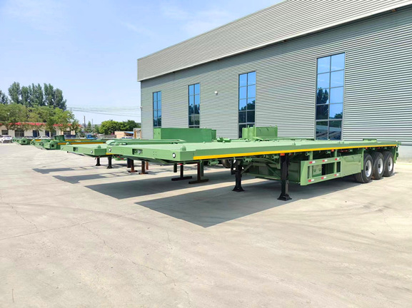385/65R22.5 Tyre 40FT Flatbed Trailer