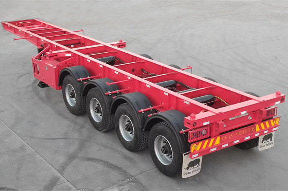 4 Axle 40FT Skeleton Semi Trailer