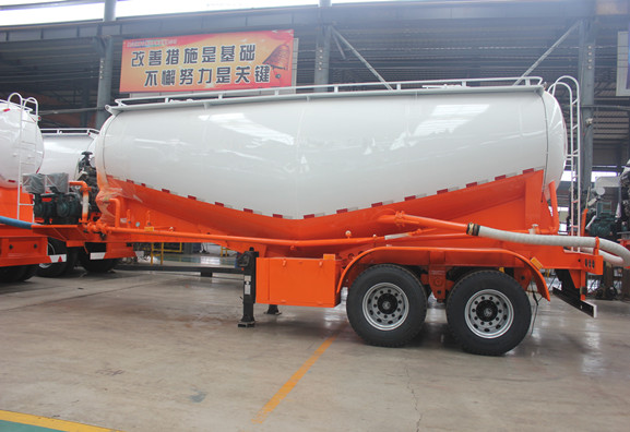 2 Axle 25m3 Cement Tank Trailer