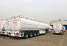 10 Units 4 Axle Fuel Tank Trailer Shipping To African