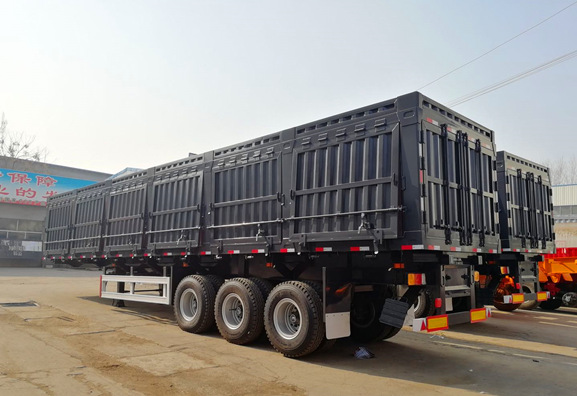 13 Meters Side Dumper Semi Trailer
