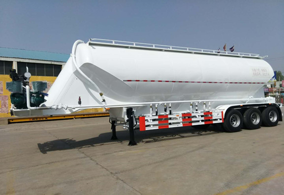 40 m3 Feed Pellets Semi Trailer To Philippines