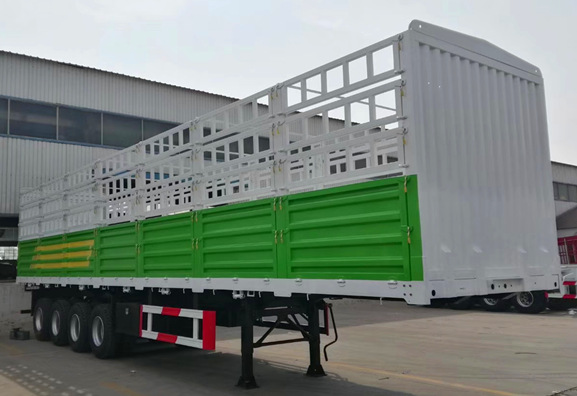 High Quality 4 Axle Fence Trailer To Mali Market