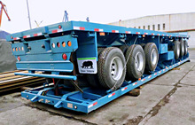 Germen Type Flatbed Trailer To East Africa